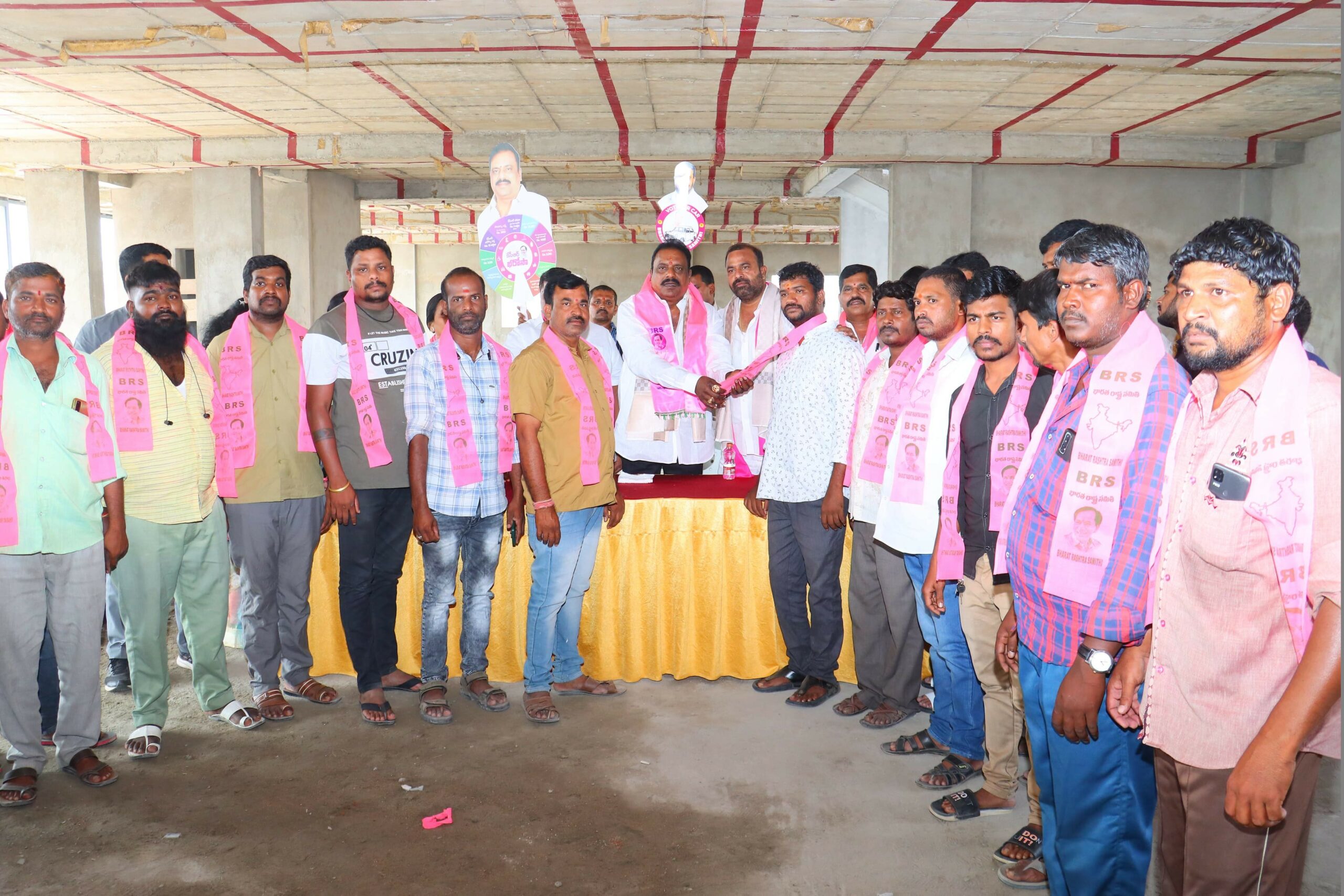 Brs Candidates Campaigning At Telangana