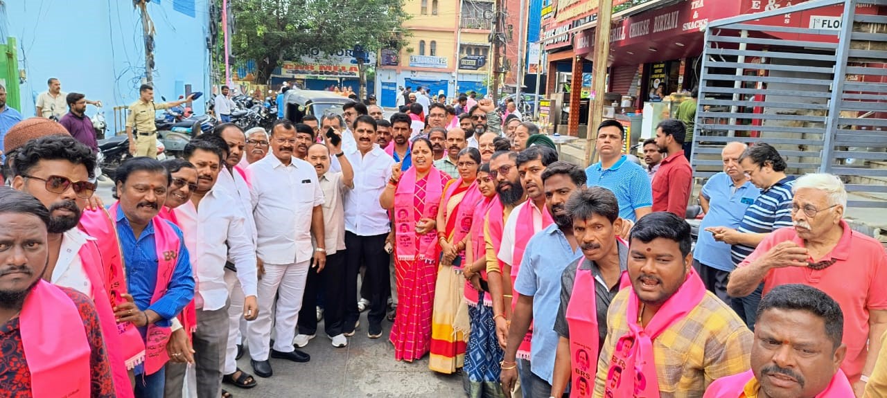 Brs Candidates Campaigning At Telangana