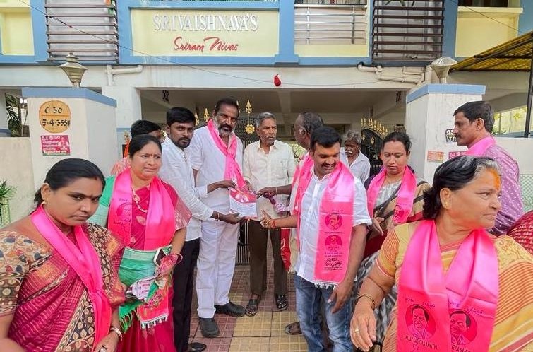 Brs Candidates Campaigning At Telangana