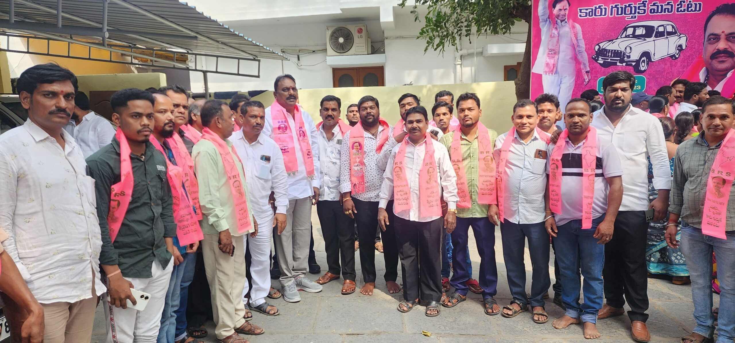 Brs Candidates Campaigning At Telangana