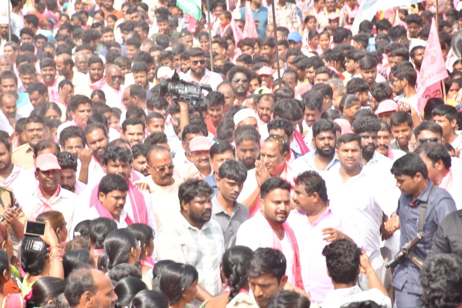 Brs Candidates Campaigning At Telangana