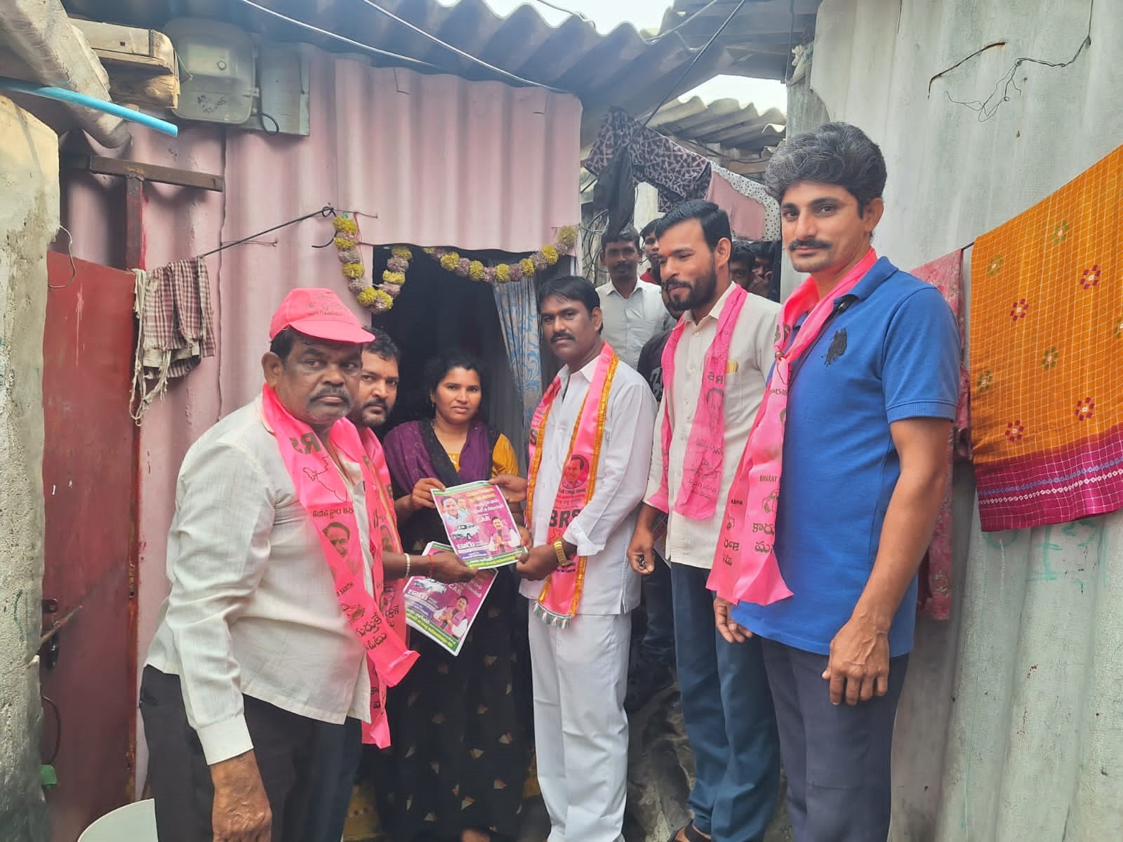 Brs Candidates Campaigning At Telangana