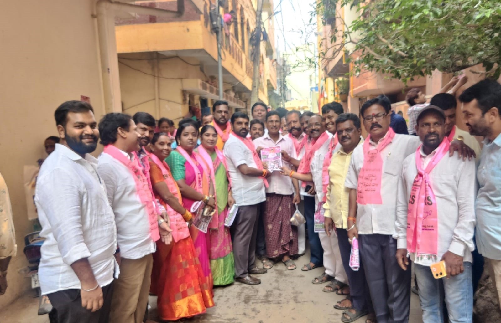 Brs Candidates Campaigning At Telangana