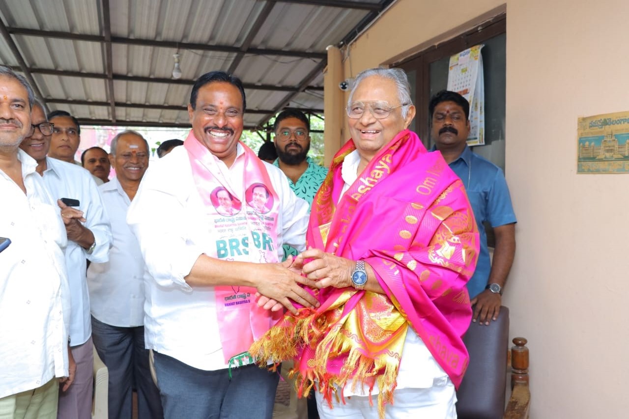 Brs Candidates Campaigning At Telangana