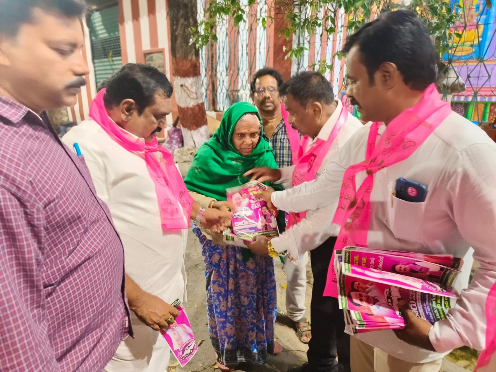 Brs Candidates Campaigning At Telangana