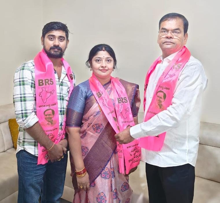 Brs Candidates Campaigning At Telangana