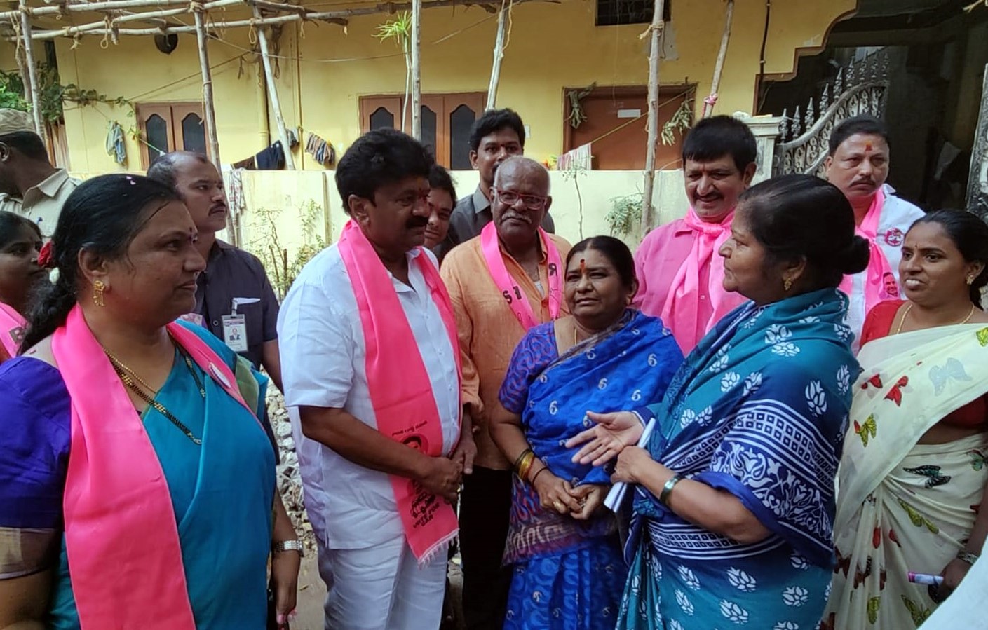 Brs Candidates Campaigning At Telangana