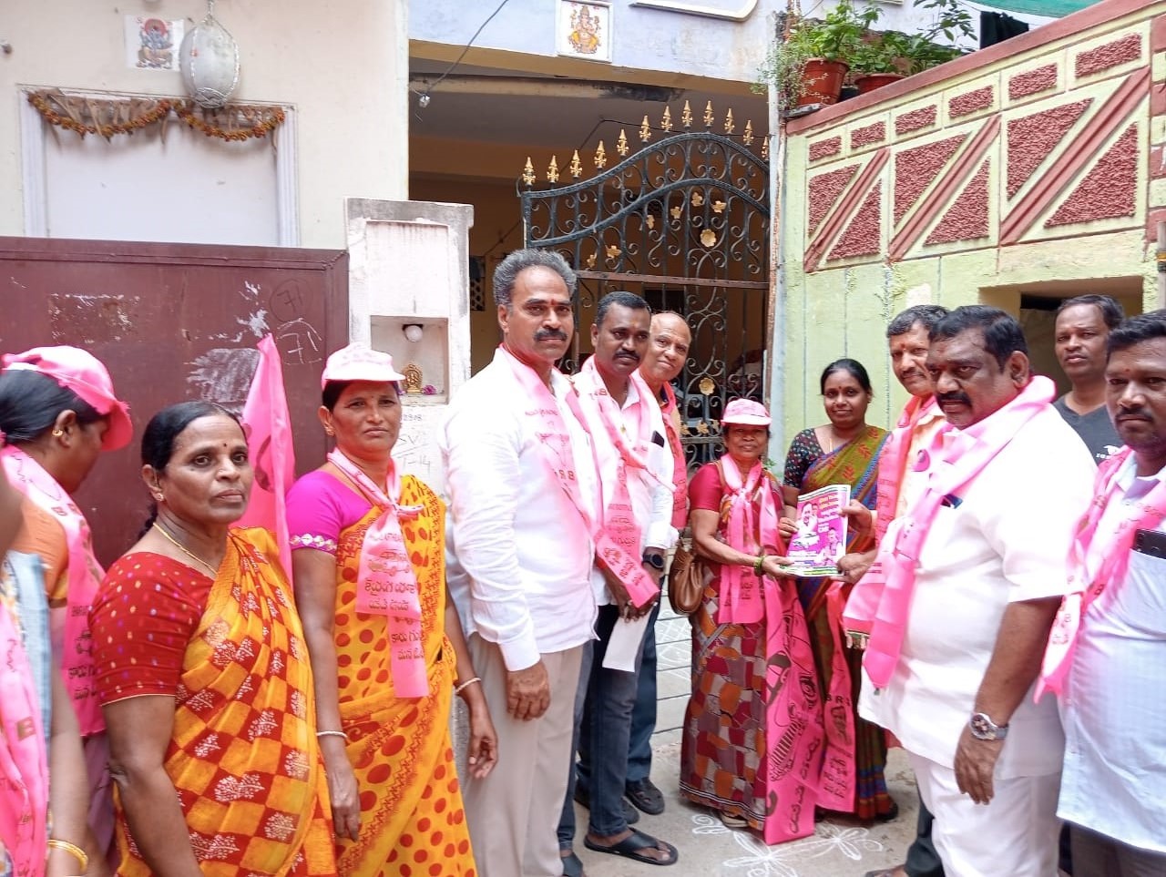 Brs Candidates Campaigning At Telangana