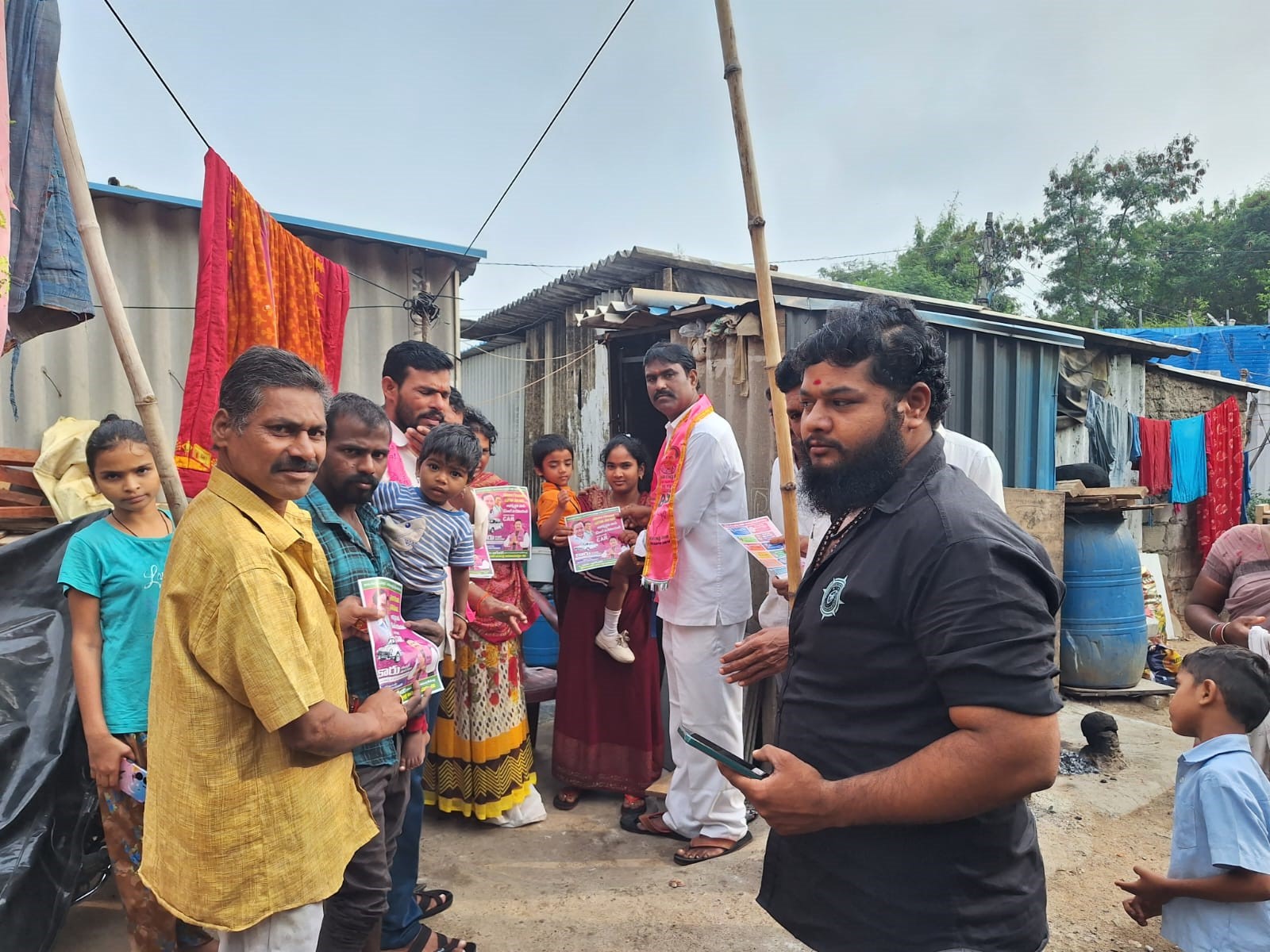 Brs Candidates Campaigning At Telangana