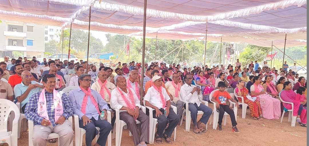 Brs Candidates Campaigning At Telangana