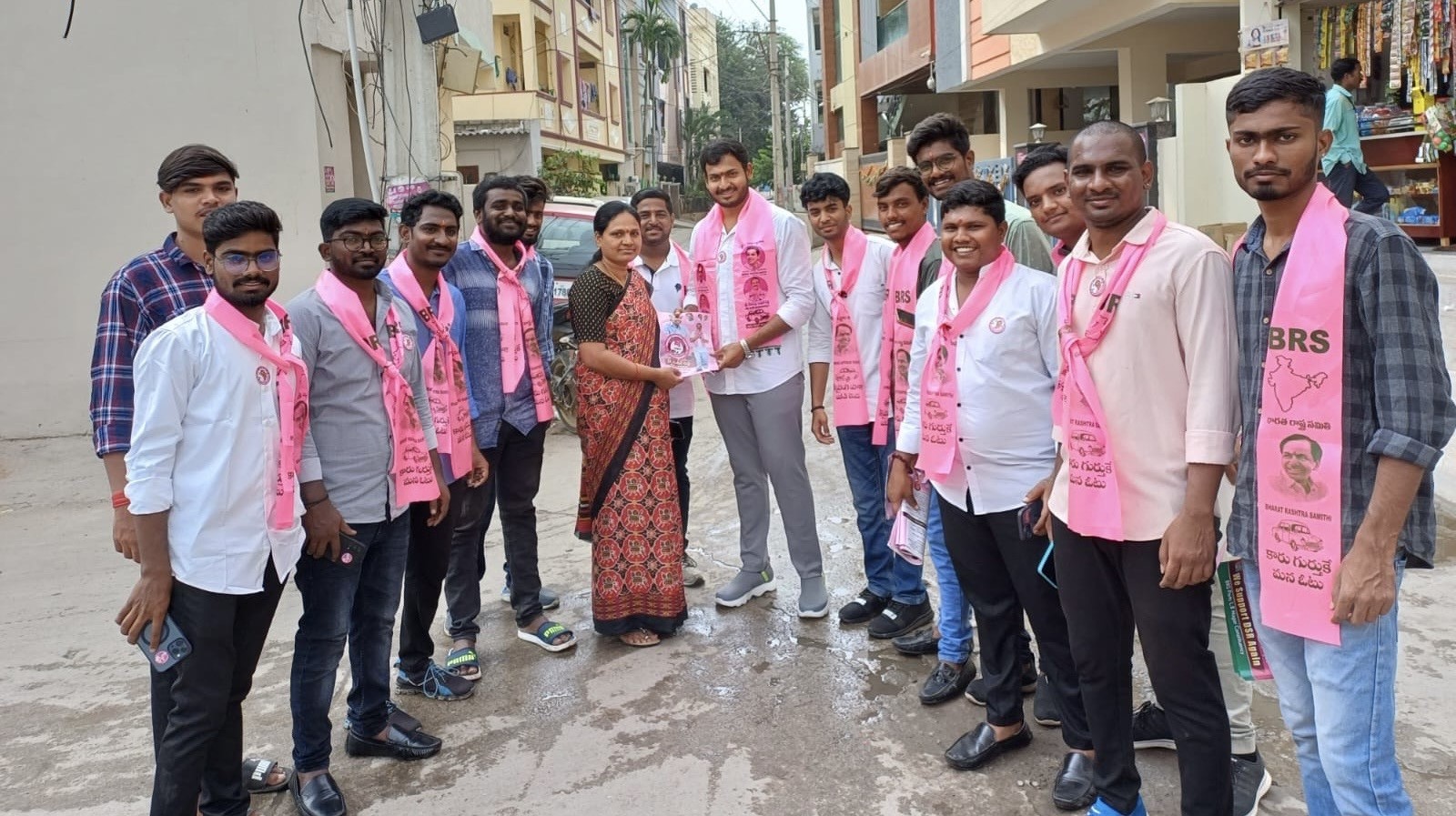 Brs Candidates Campaigning At Telangana