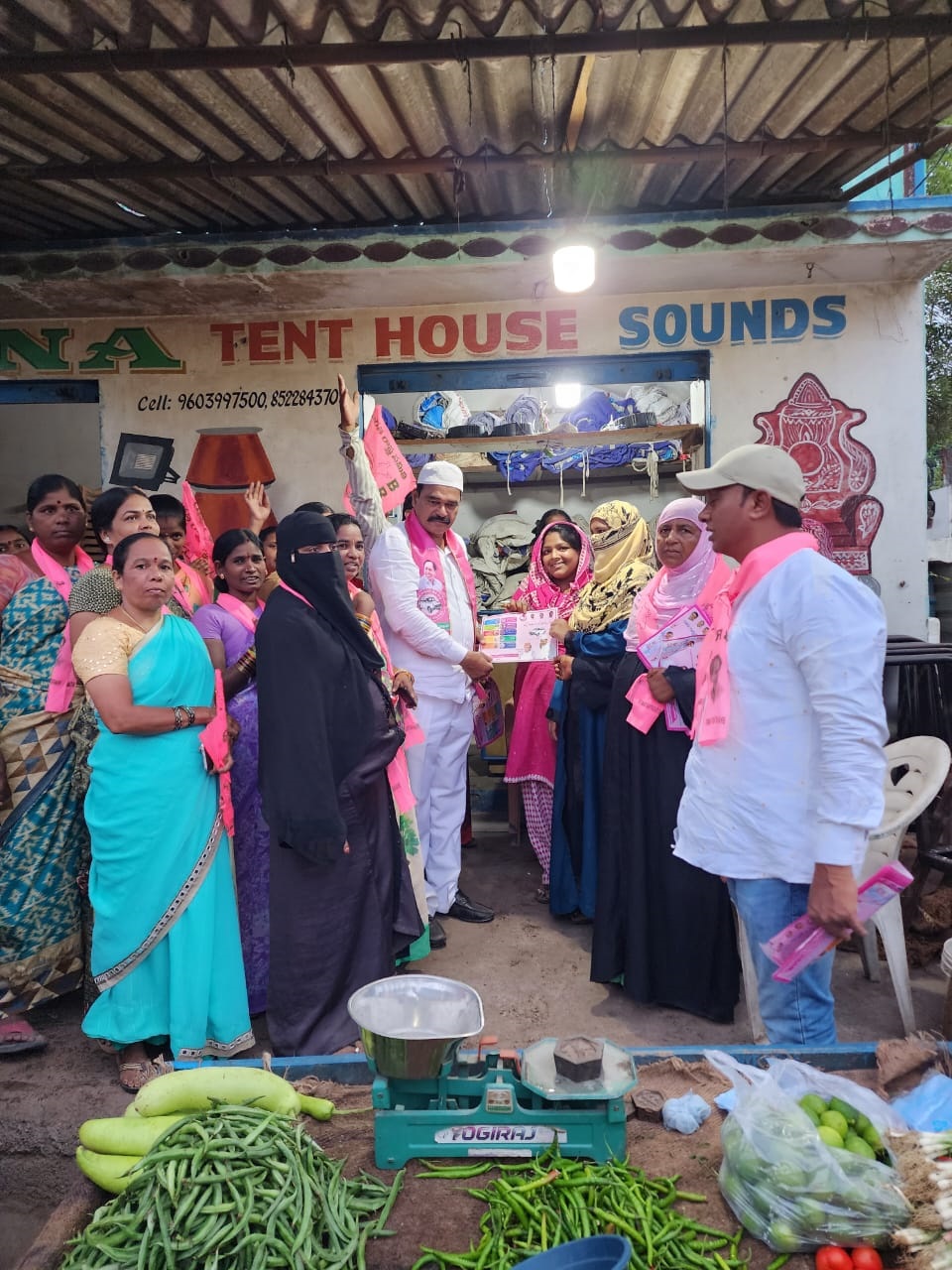 Brs Candidates Campaigning At Telangana