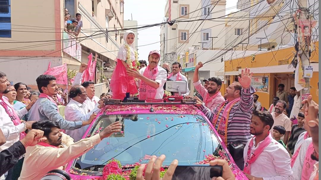 Brs Candidates Campaigning At Telangana
