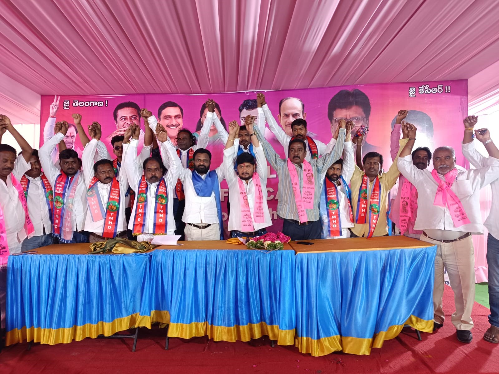 Brs Candidates Campaigning At Telangana