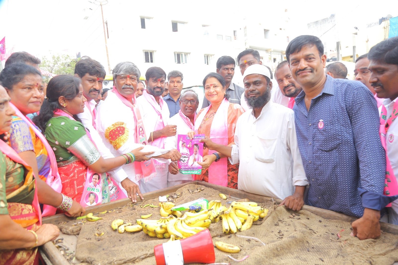 Brs Candidates Campaigning At Telangana