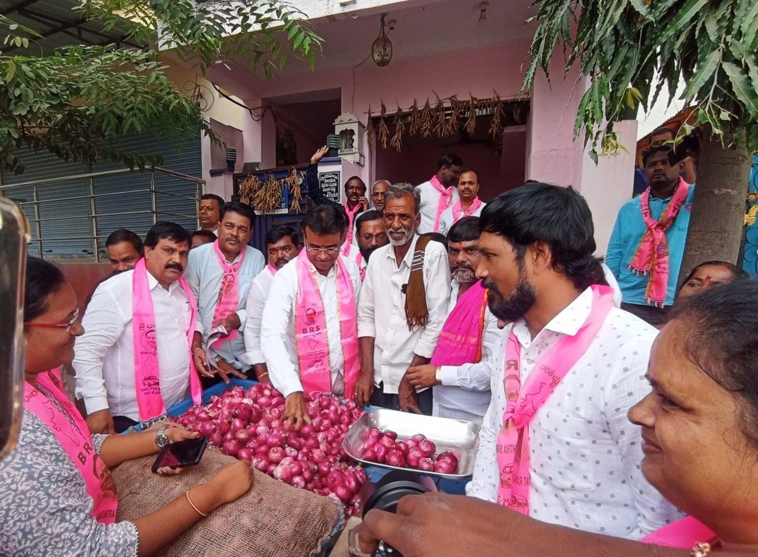 Brs Candidates Campaigning At Telangana