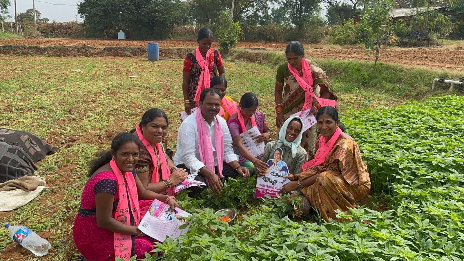 Brs Candidates Campaigning At Telangana