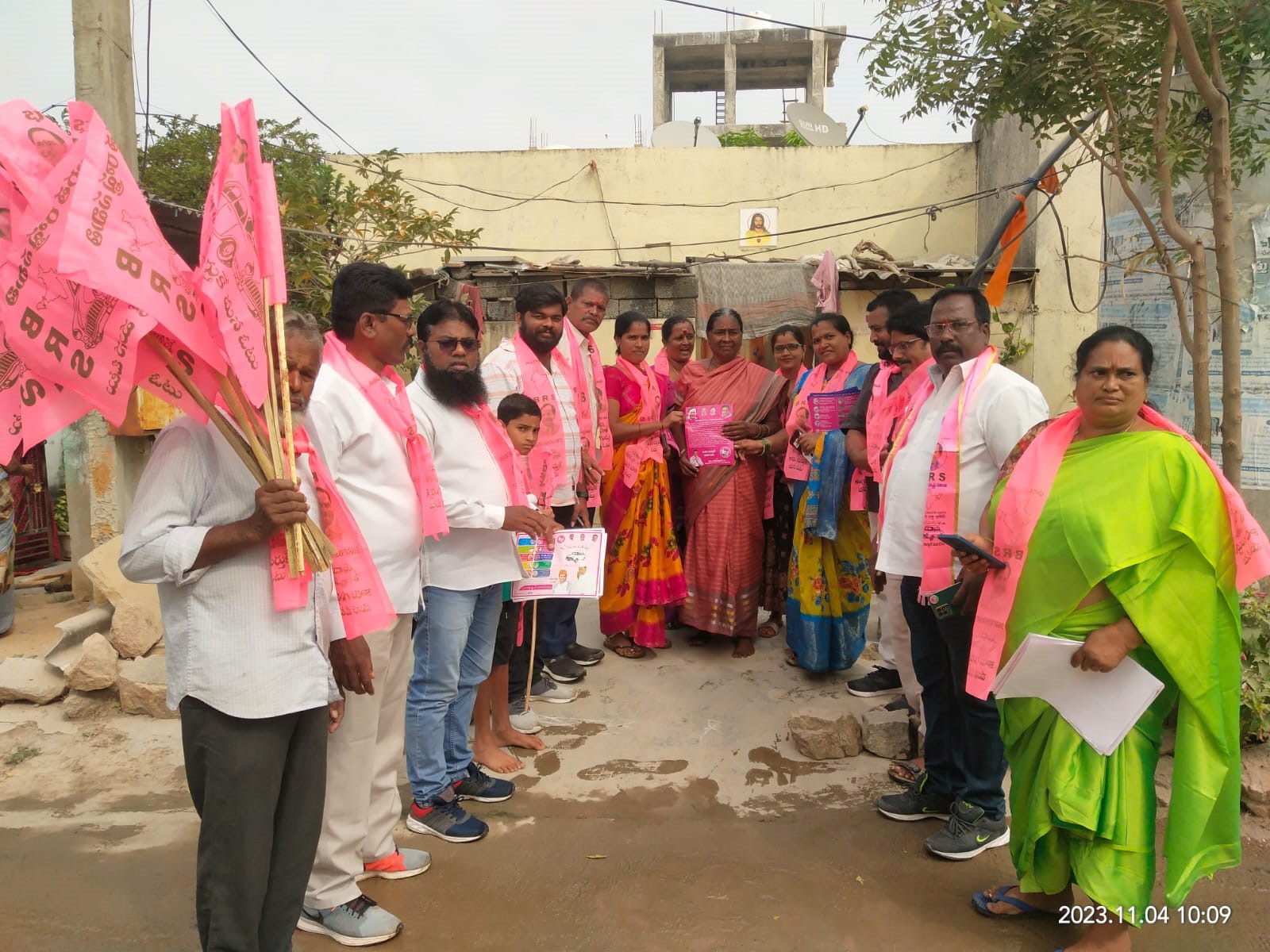 Brs Candidates Campaigning At Telangana