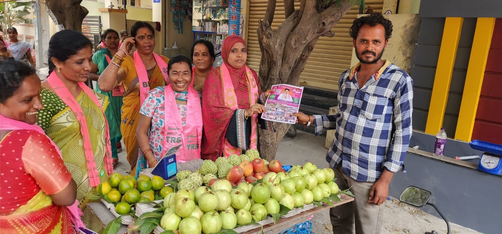 Brs Candidates Campaigning At Telangana