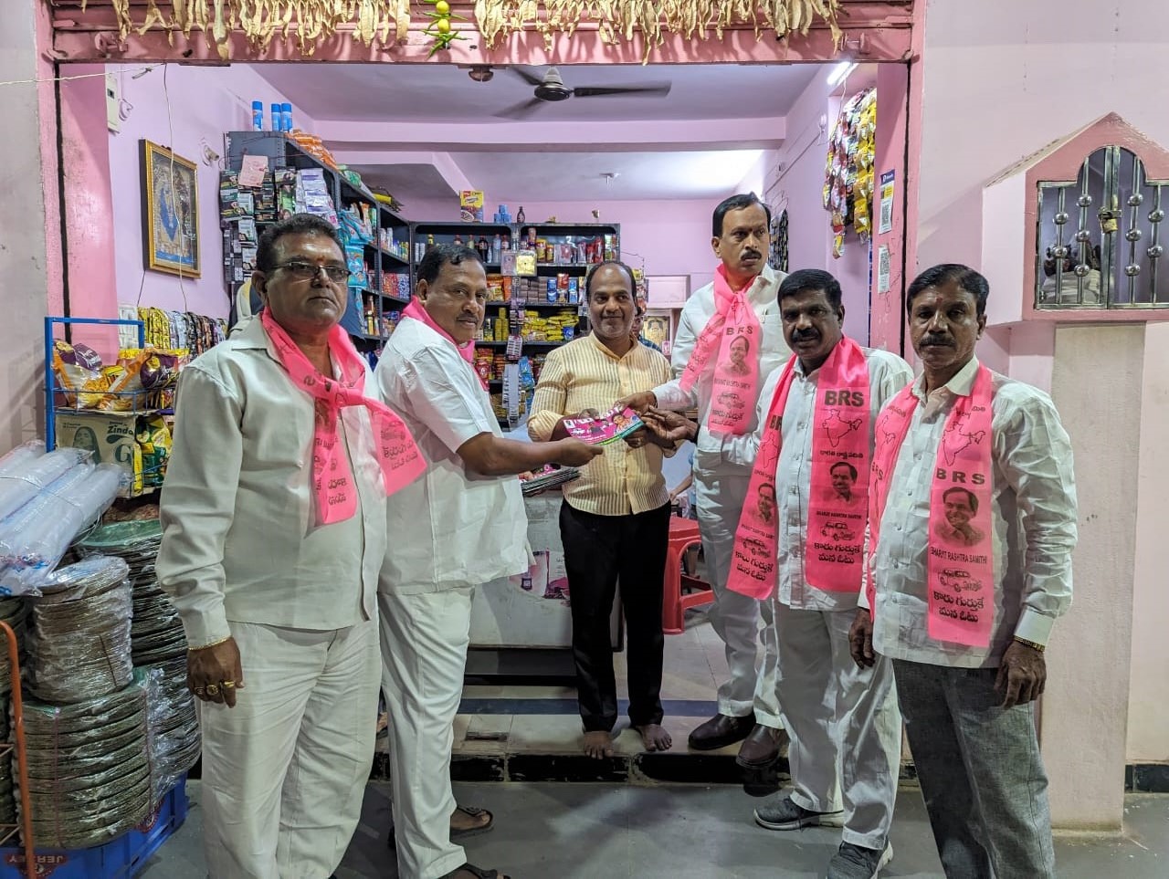 Brs Candidates Campaigning At Telangana