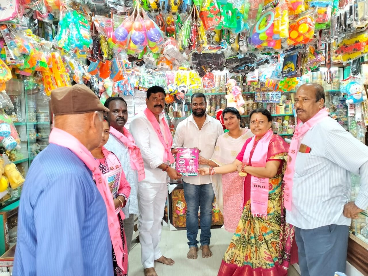 Brs Candidates Campaigning At Telangana