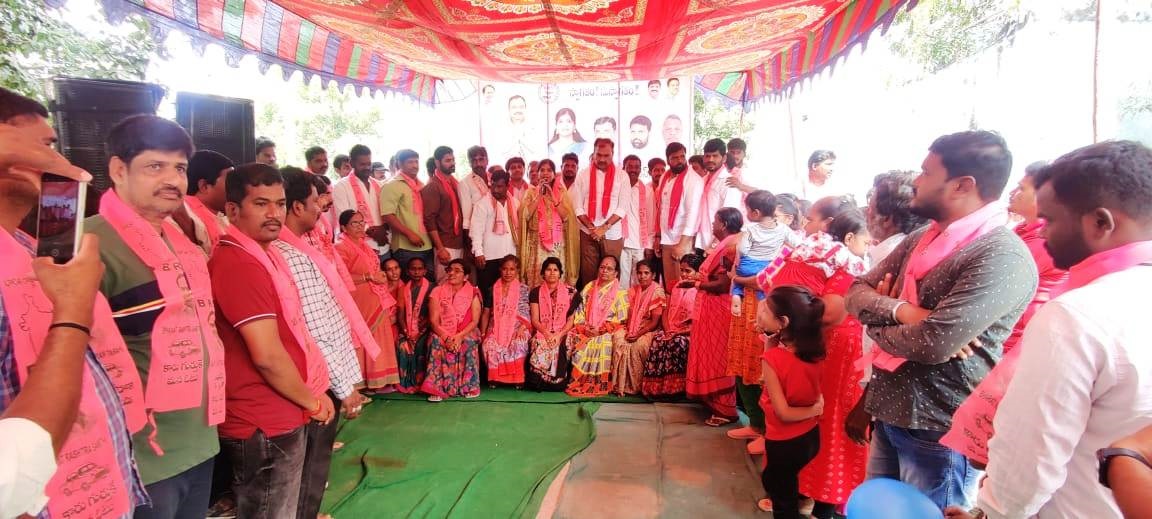 Brs Candidates Campaigning At Telangana