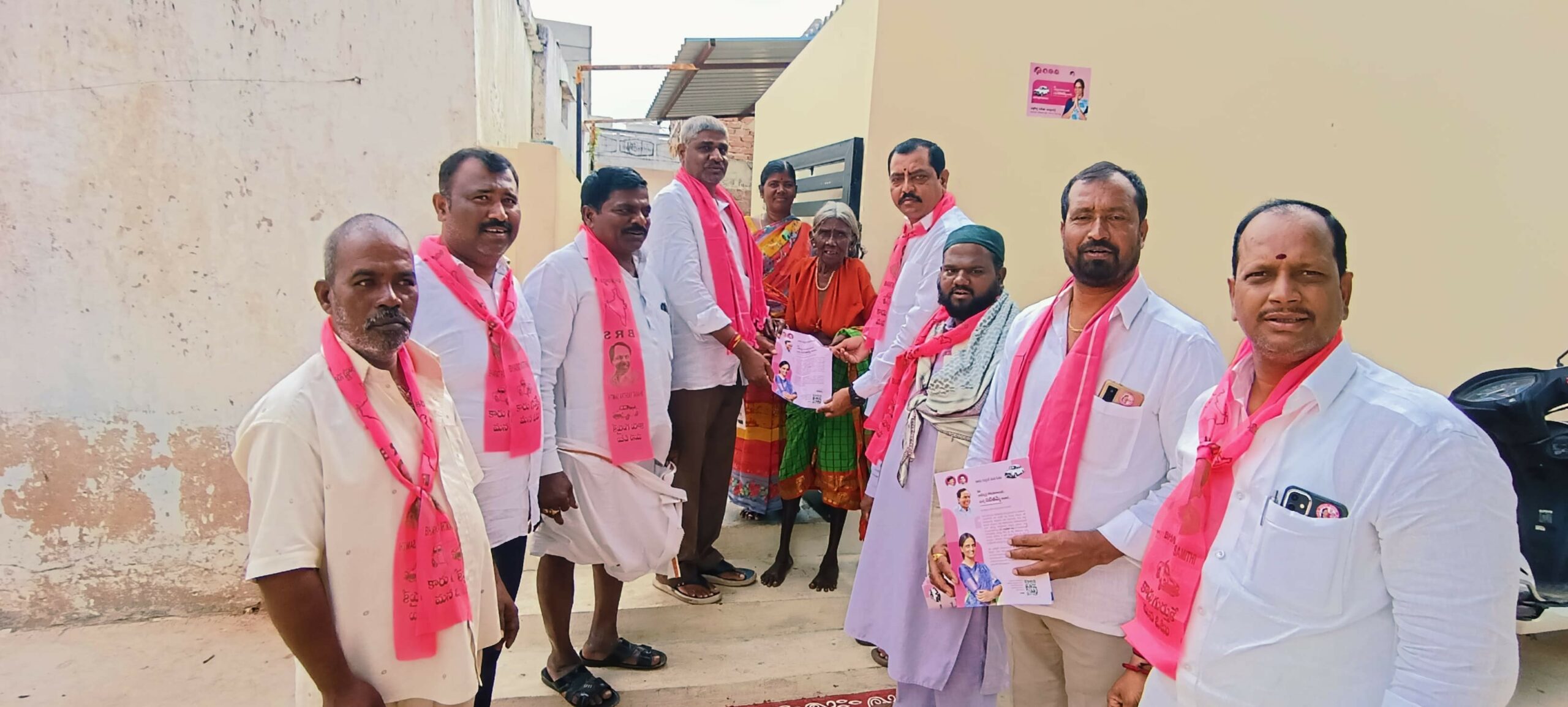 Brs Candidates Campaigning At Telangana