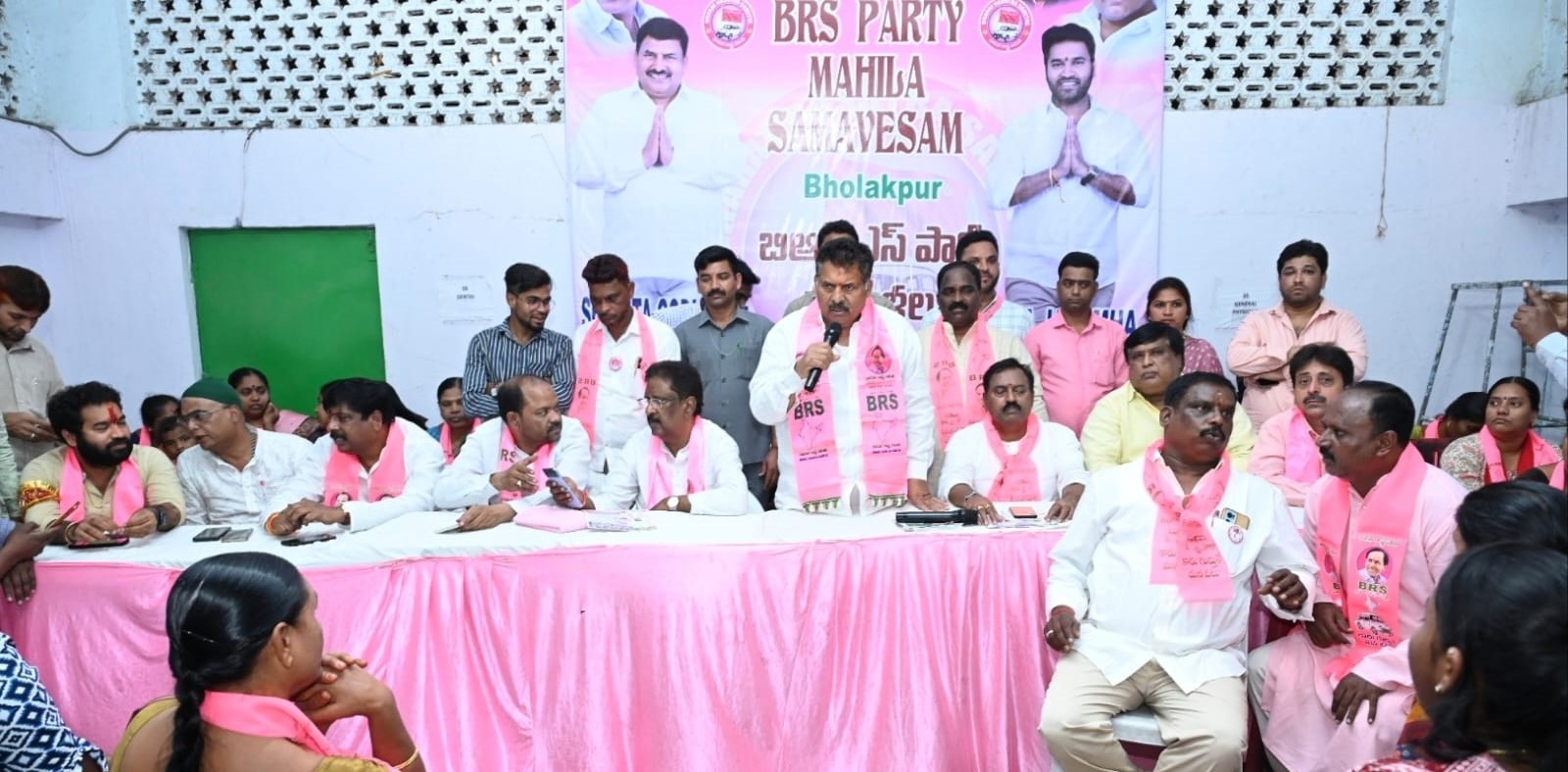 Brs Candidates Campaigning At Telangana