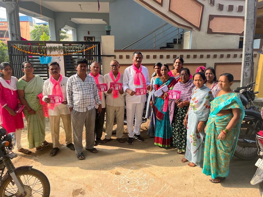 Brs Candidates Campaigning At Telangana