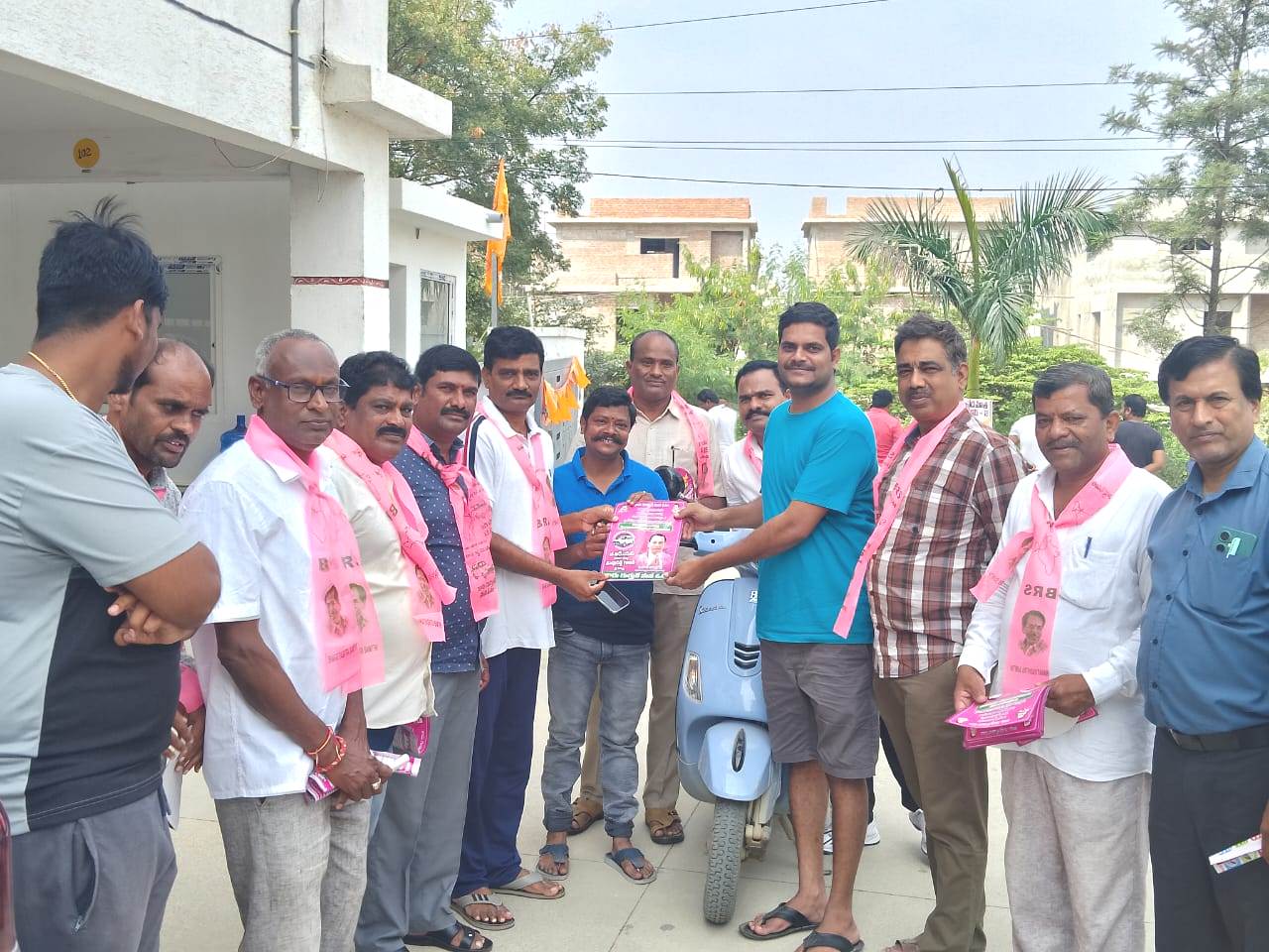 Brs Candidates Campaigning At Telangana