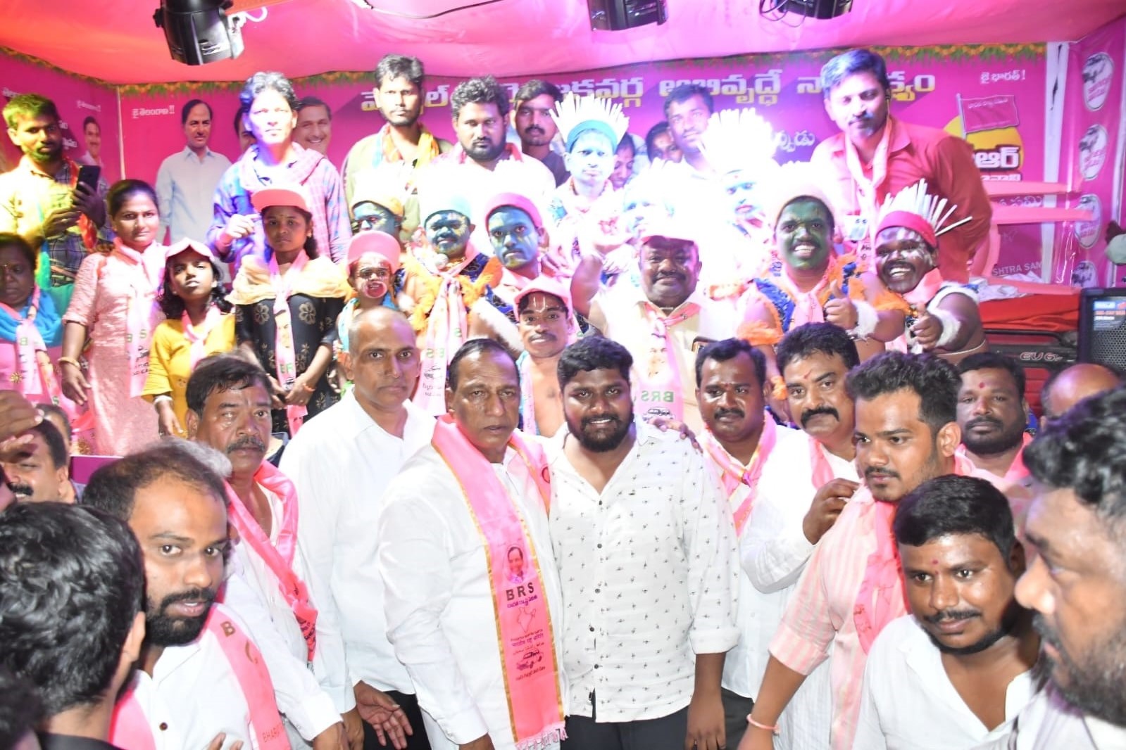 Brs Candidates Campaigning At Telangana