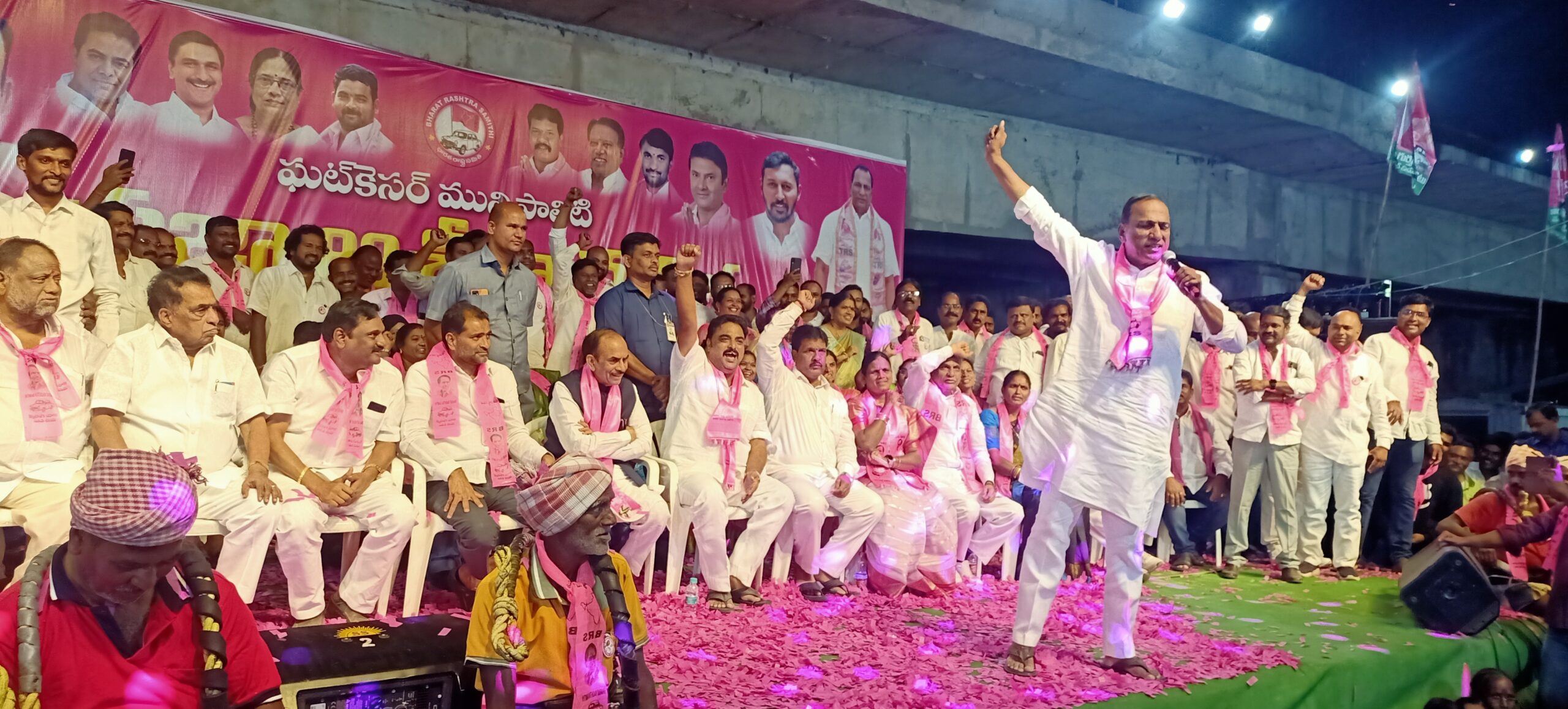 Brs Candidates Campaigning At Telangana