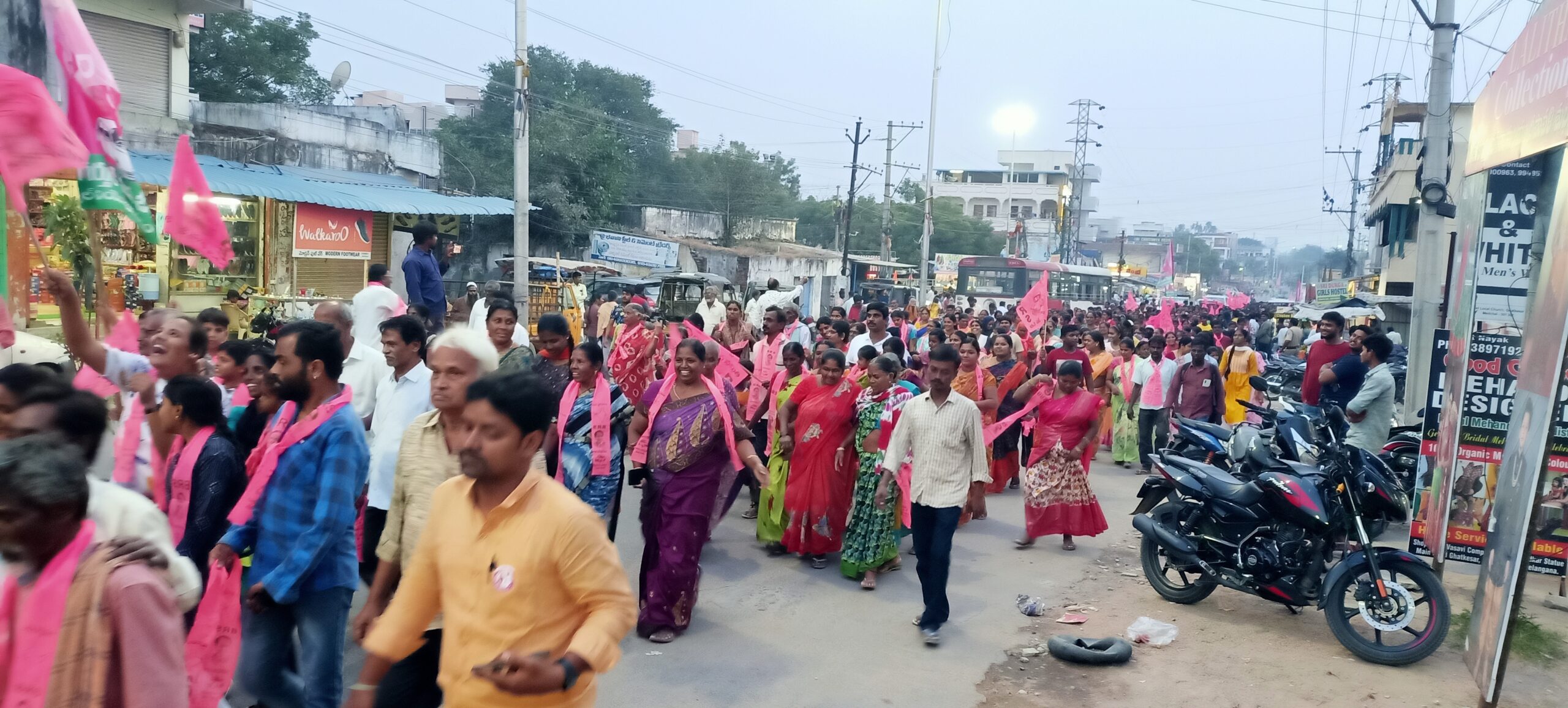 Brs Candidates Campaigning At Telangana