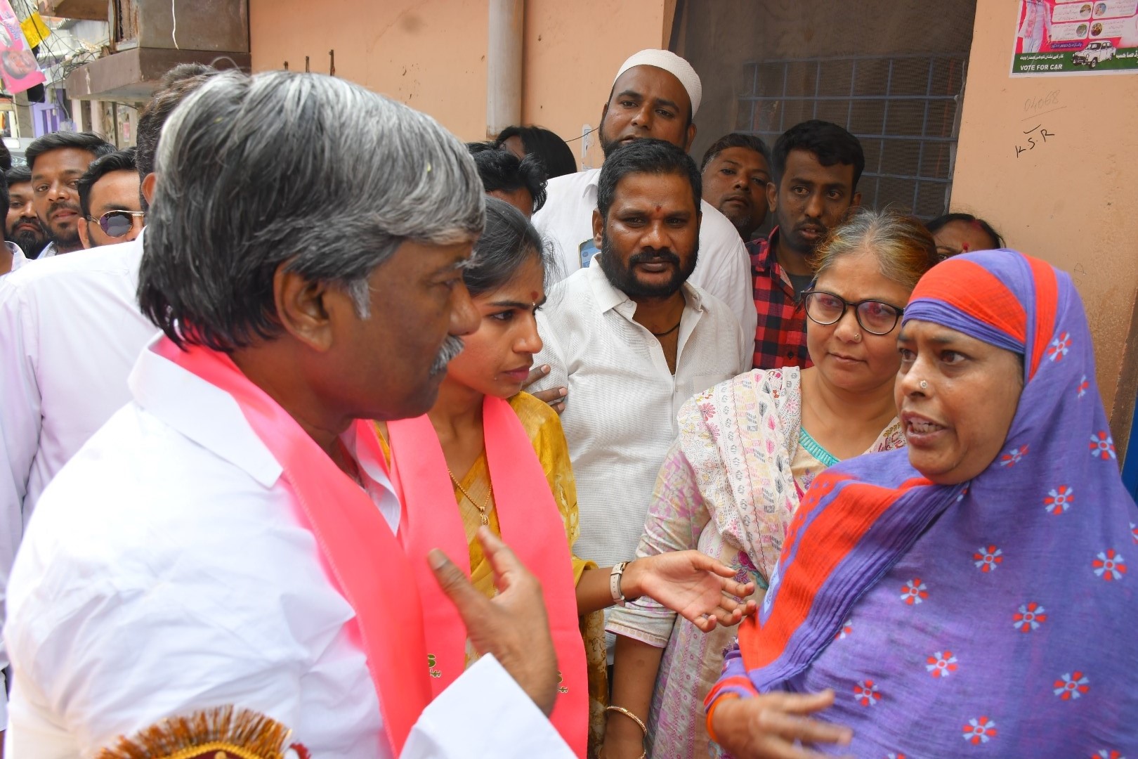Brs Candidates Campaigning At Telangana