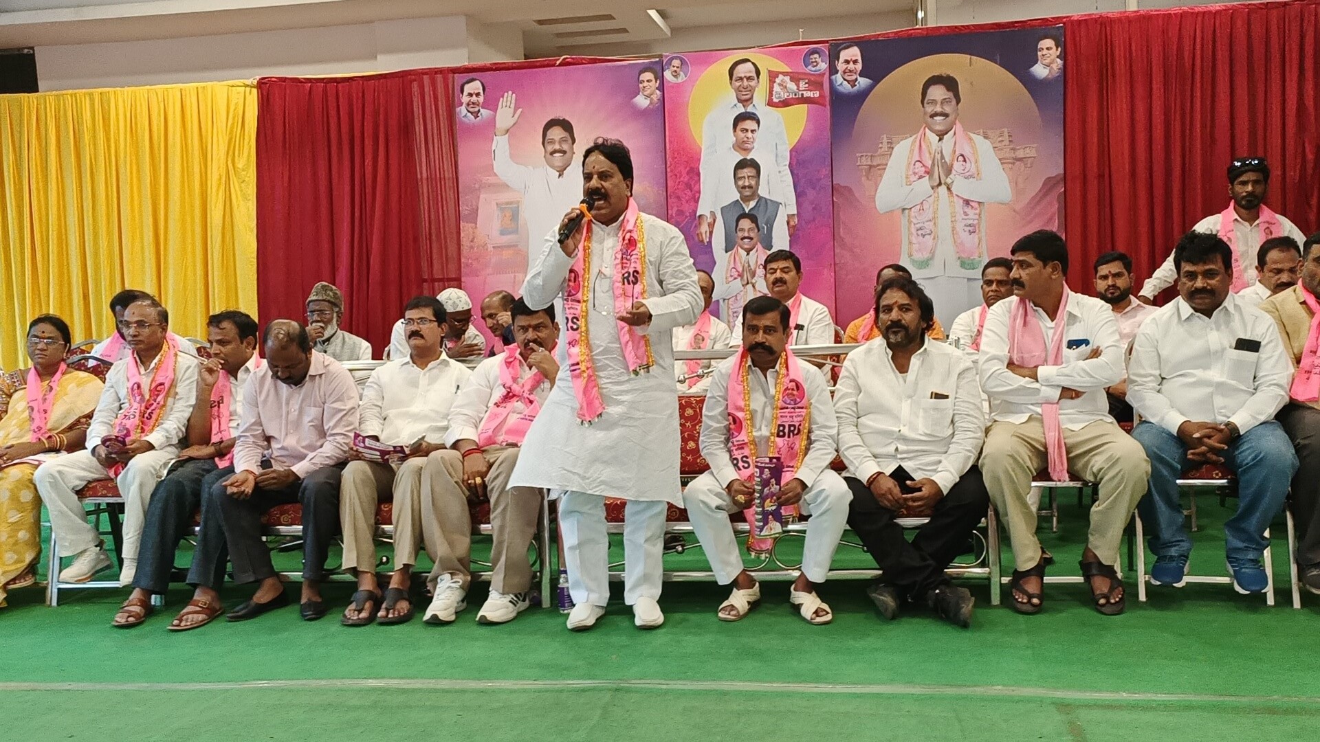 Brs Candidates Campaigning At Telangana