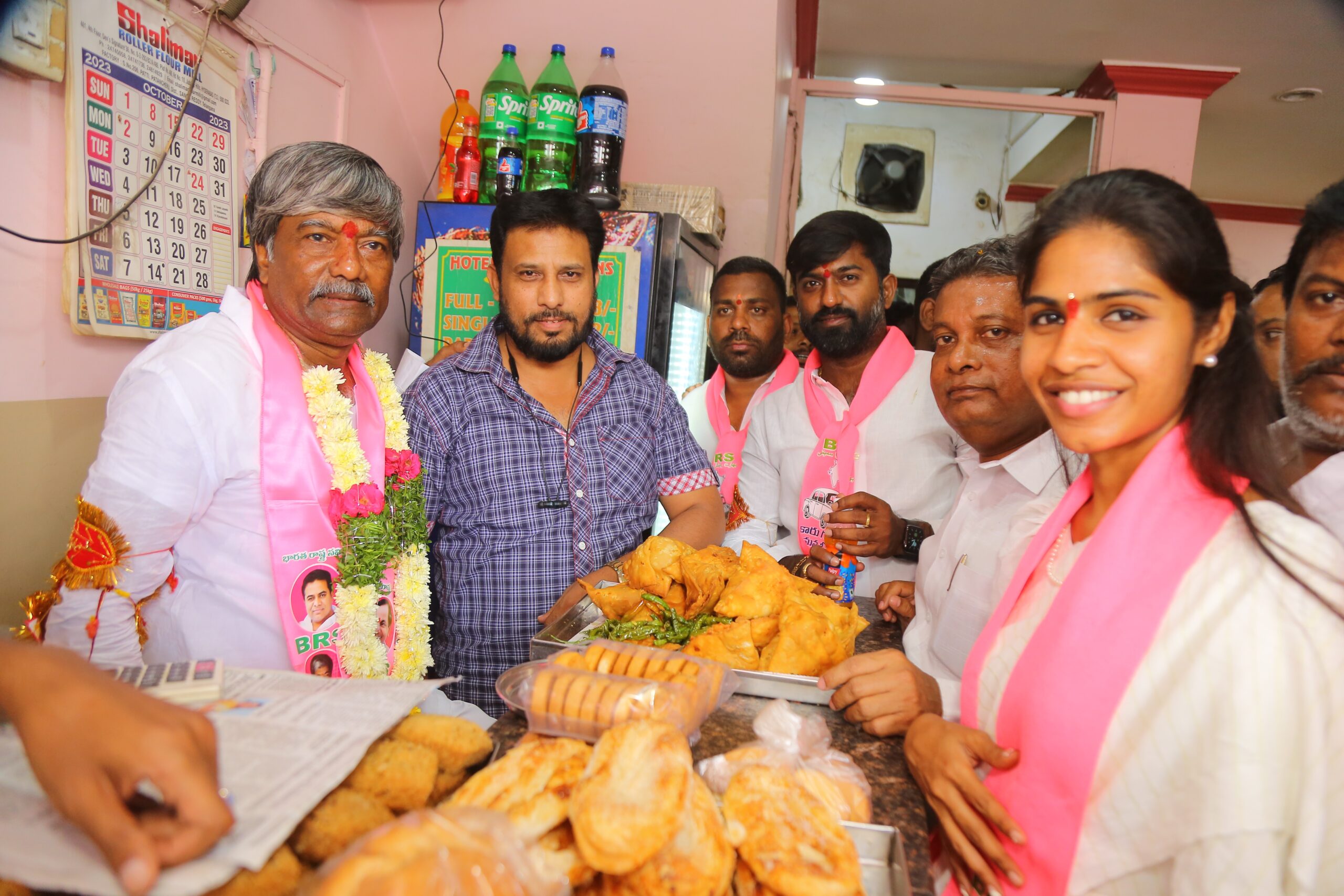 Brs Candidates Campaigning At Telangana