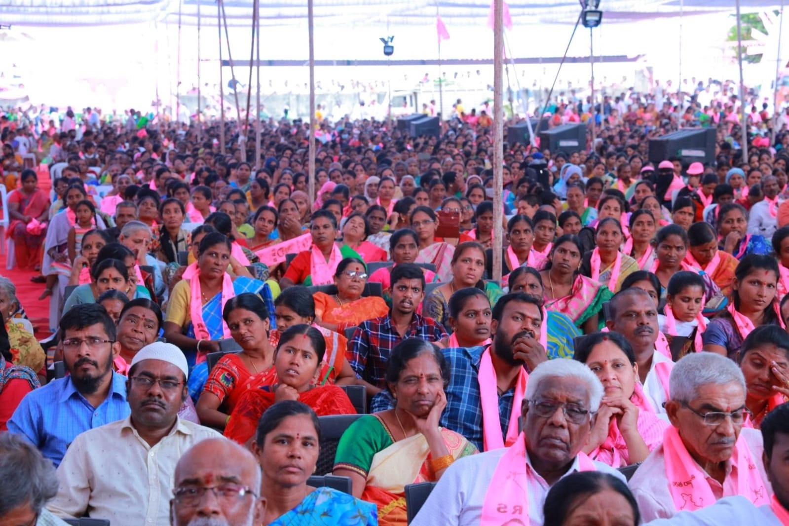 Brs Candidates Campaigning At Telangana