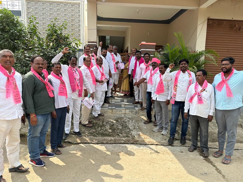 Brs Candidates Campaigning At Telangana