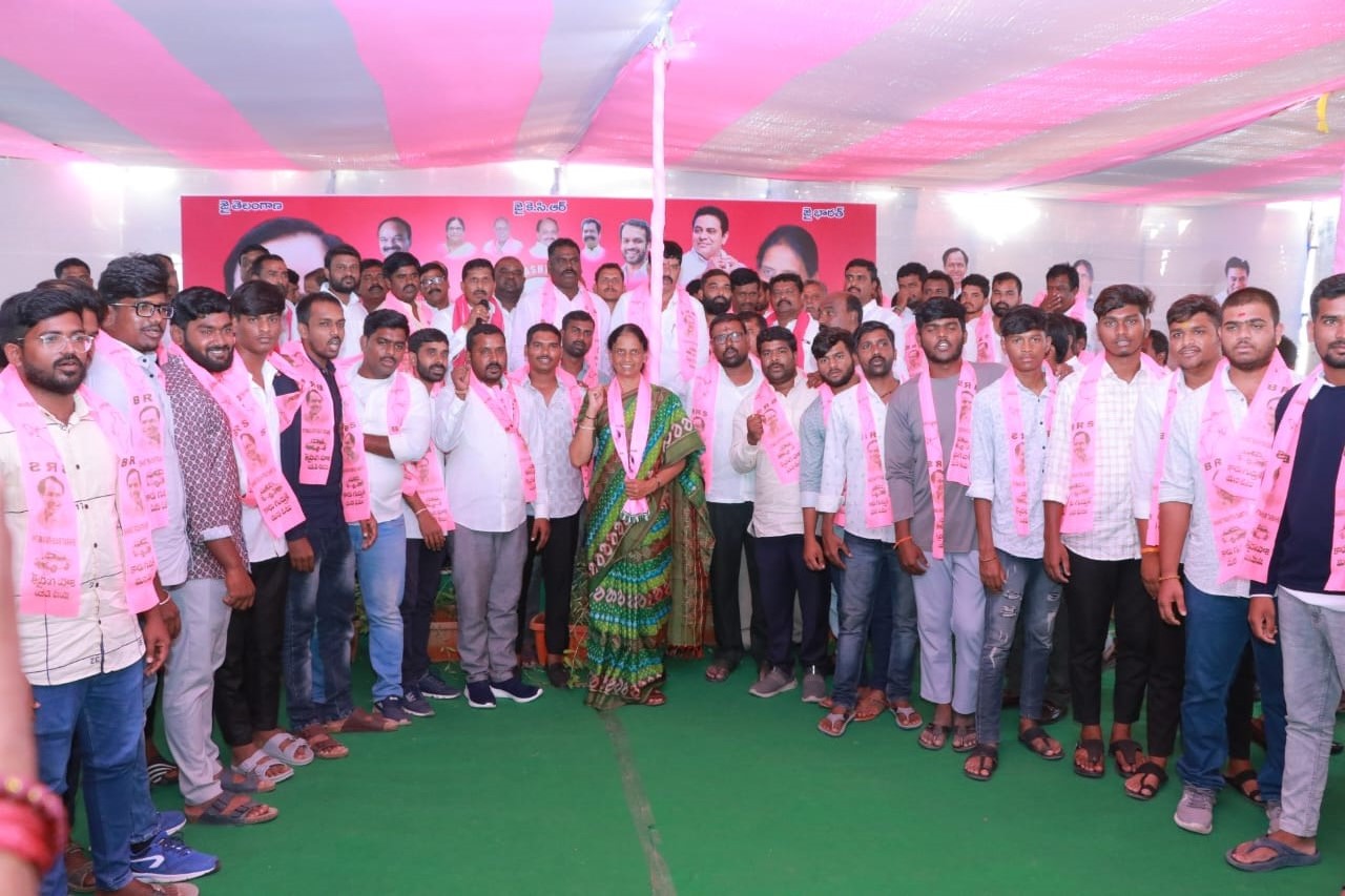 Brs Candidates Campaigning At Telangana