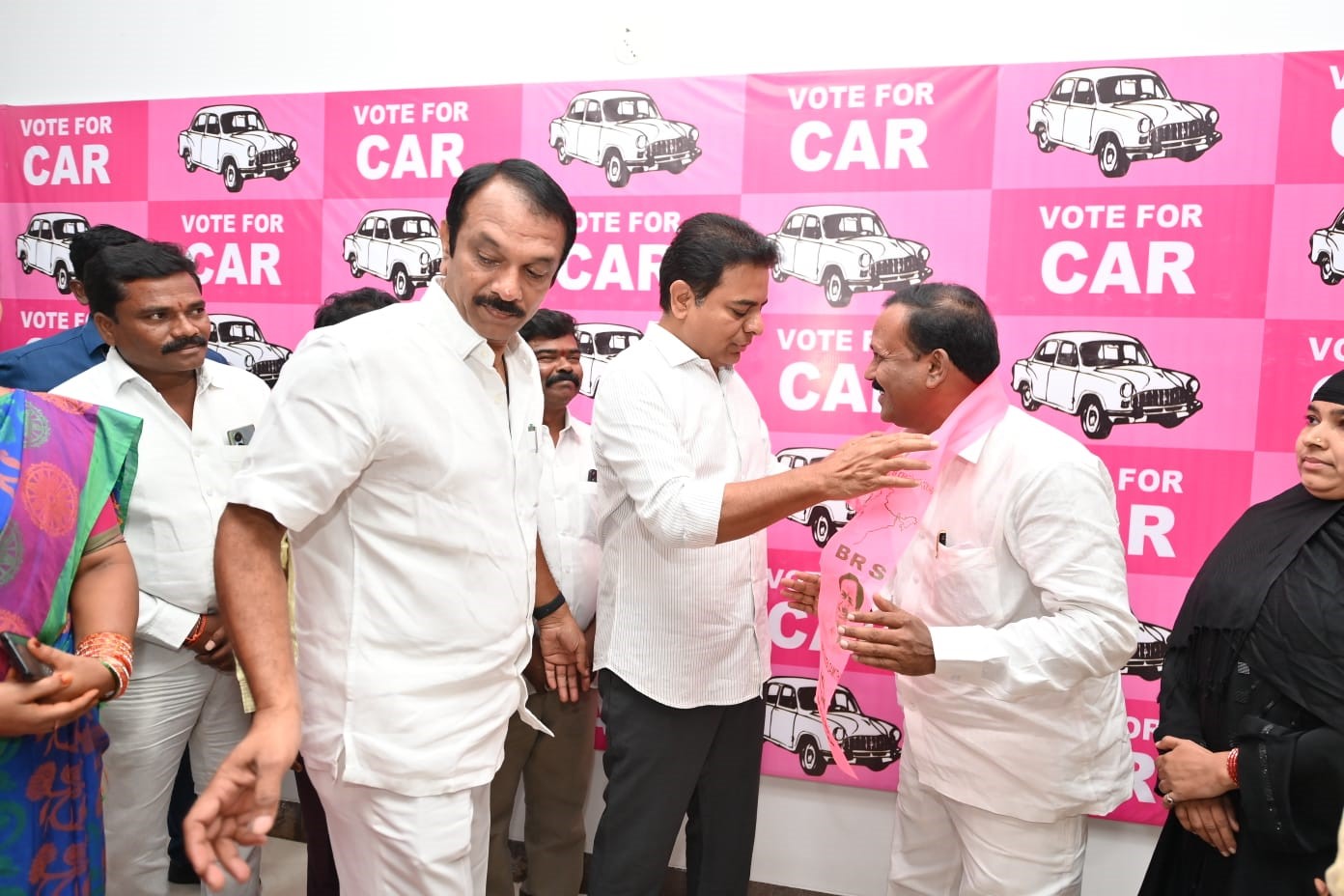 Brs Candidates Campaigning At Telangana