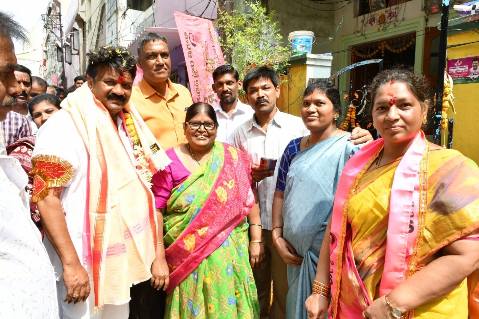 Brs Candidates Campaigning At Telangana