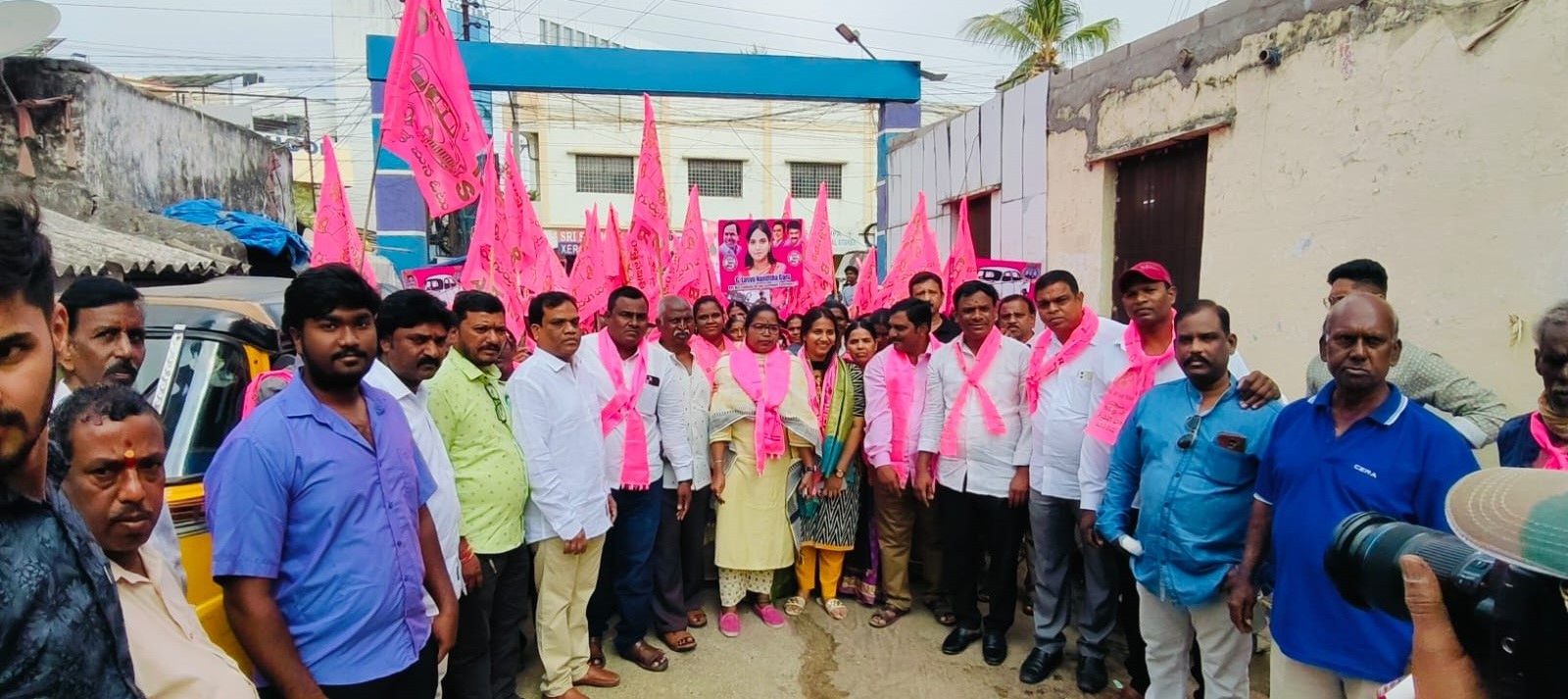 Brs Candidates Campaigning At Telangana