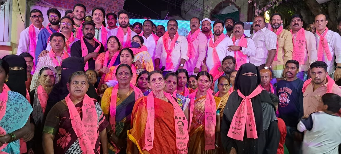 Brs Candidates Campaigning At Telangana