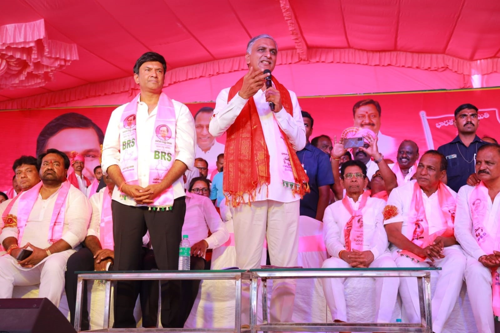 Brs Candidates Campaigning At Telangana