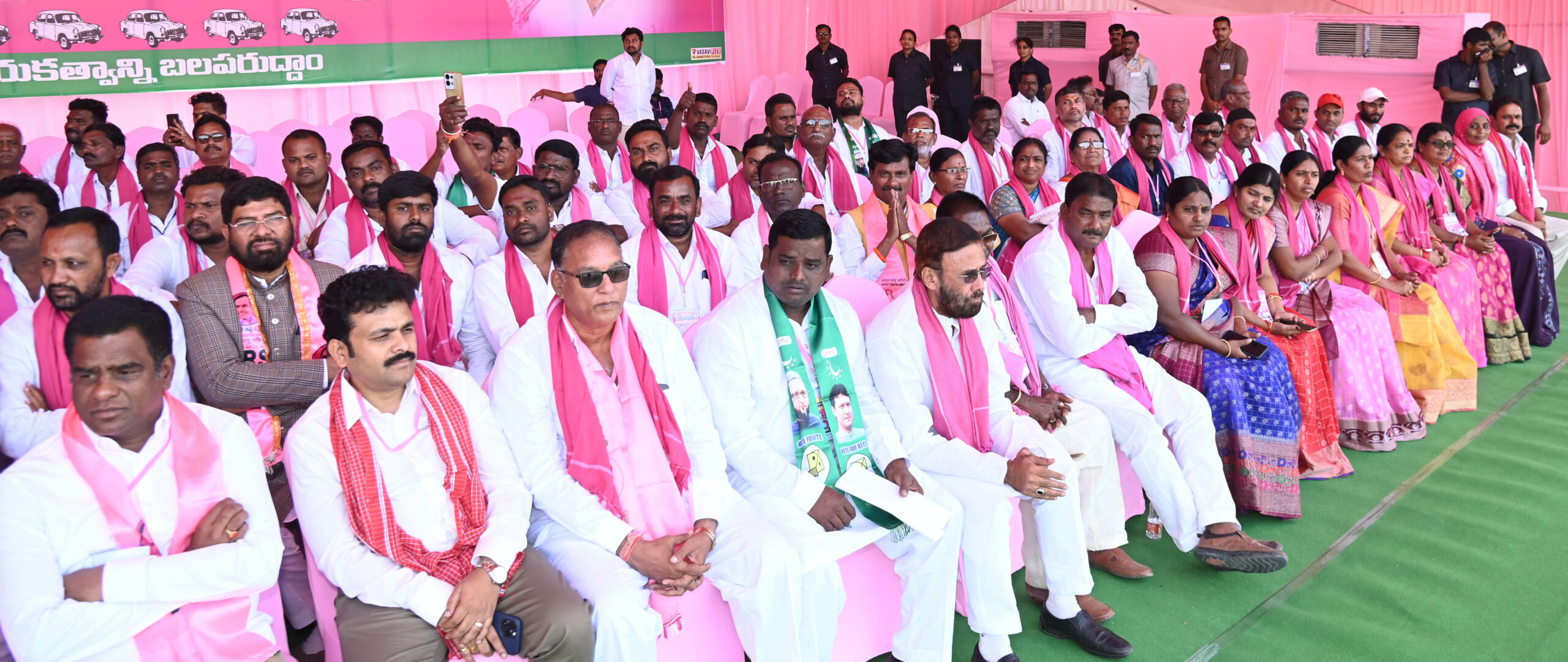 Brs Party President Kcr Participating In Praja Ashirvada Sabha At Adilabad