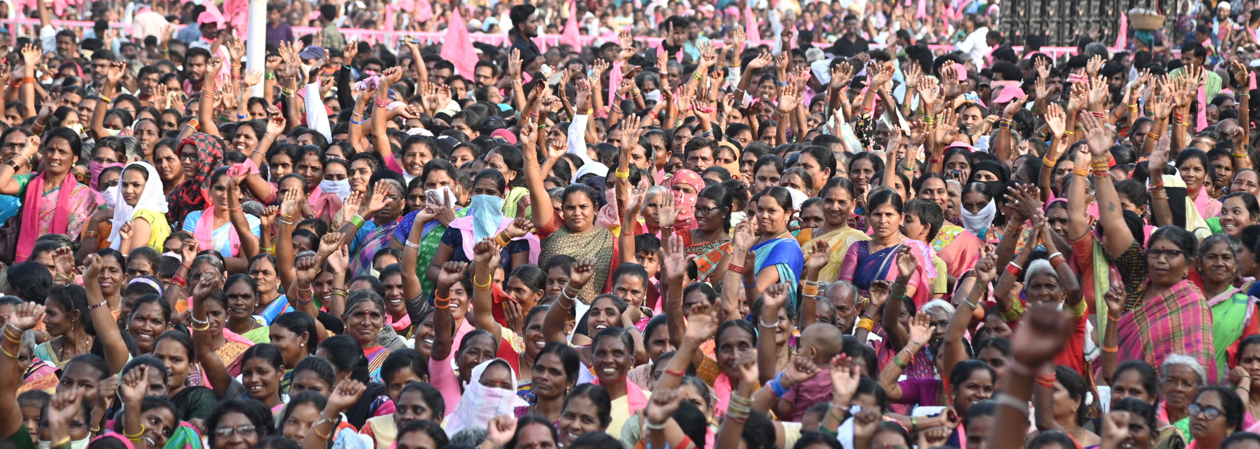 Brs Party President Kcr Participating In Praja Ashirvada Sabha At Bellampalli