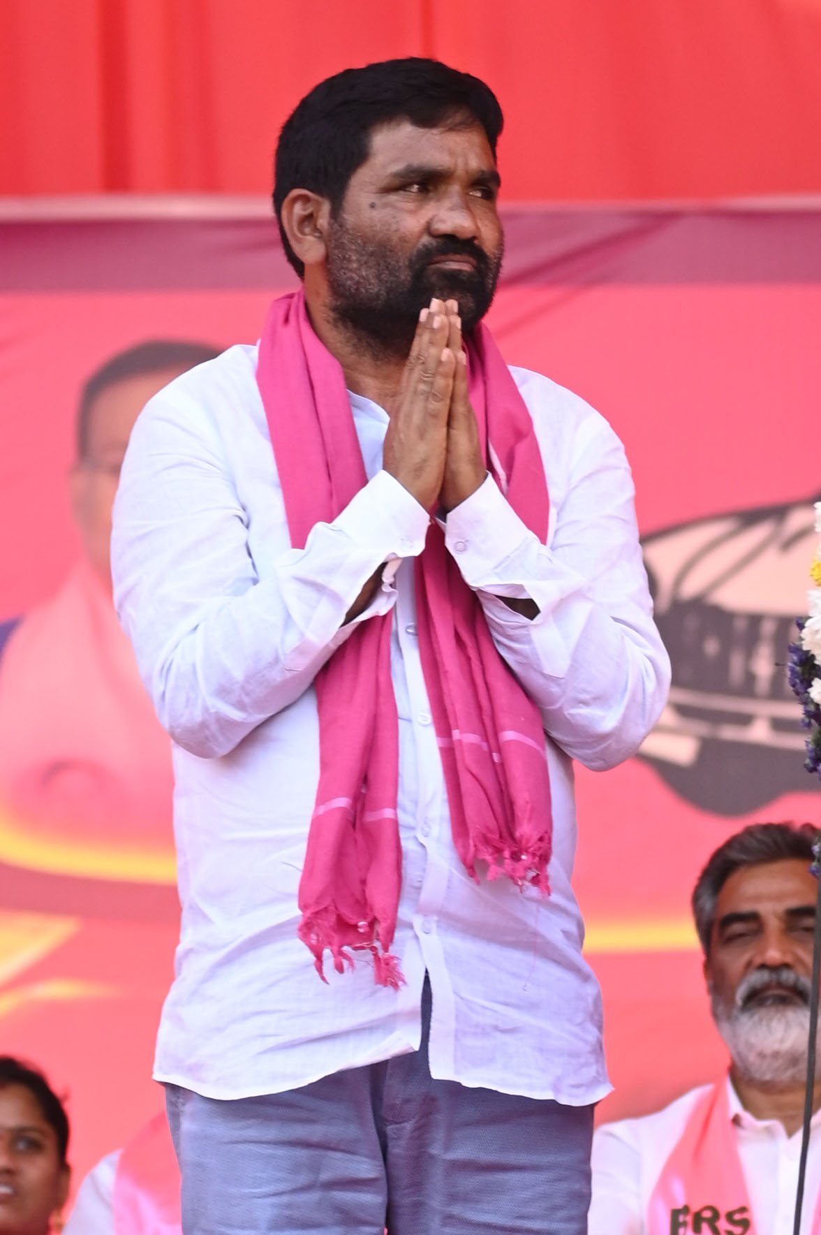 Brs Party President Kcr Participating In Praja Ashirvada Sabha At Bellampalli