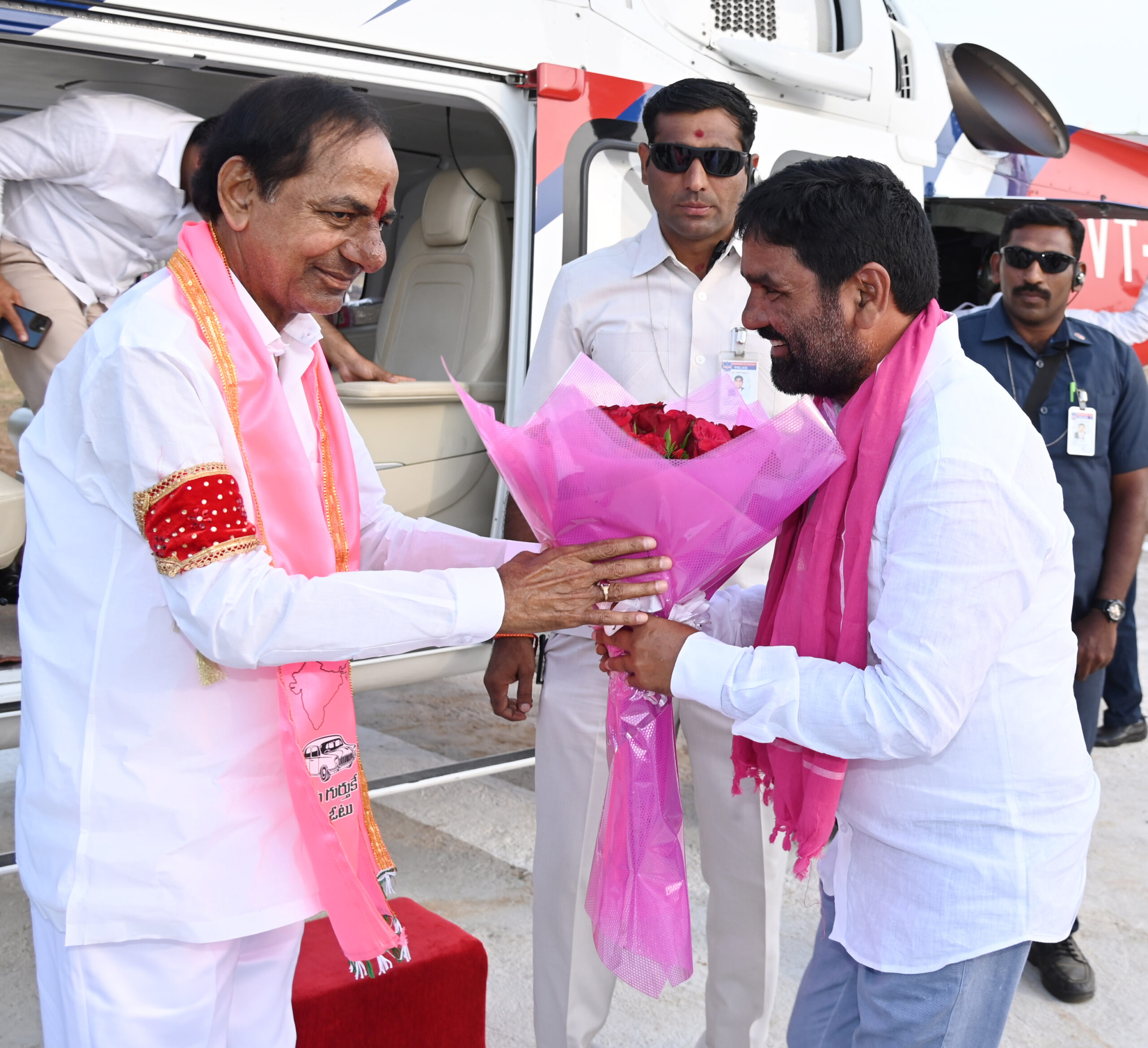 Brs Party President Kcr Participating In Praja Ashirvada Sabha At Bellampalli