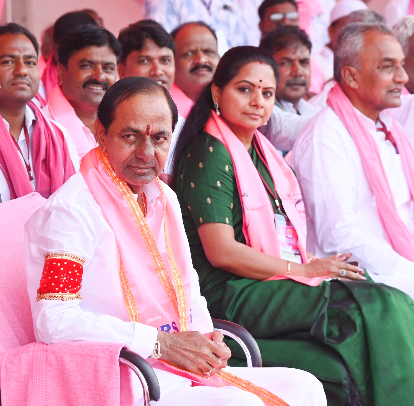 Brs Party President Kcr Participating In Praja Ashirvada Sabha At Bodhan