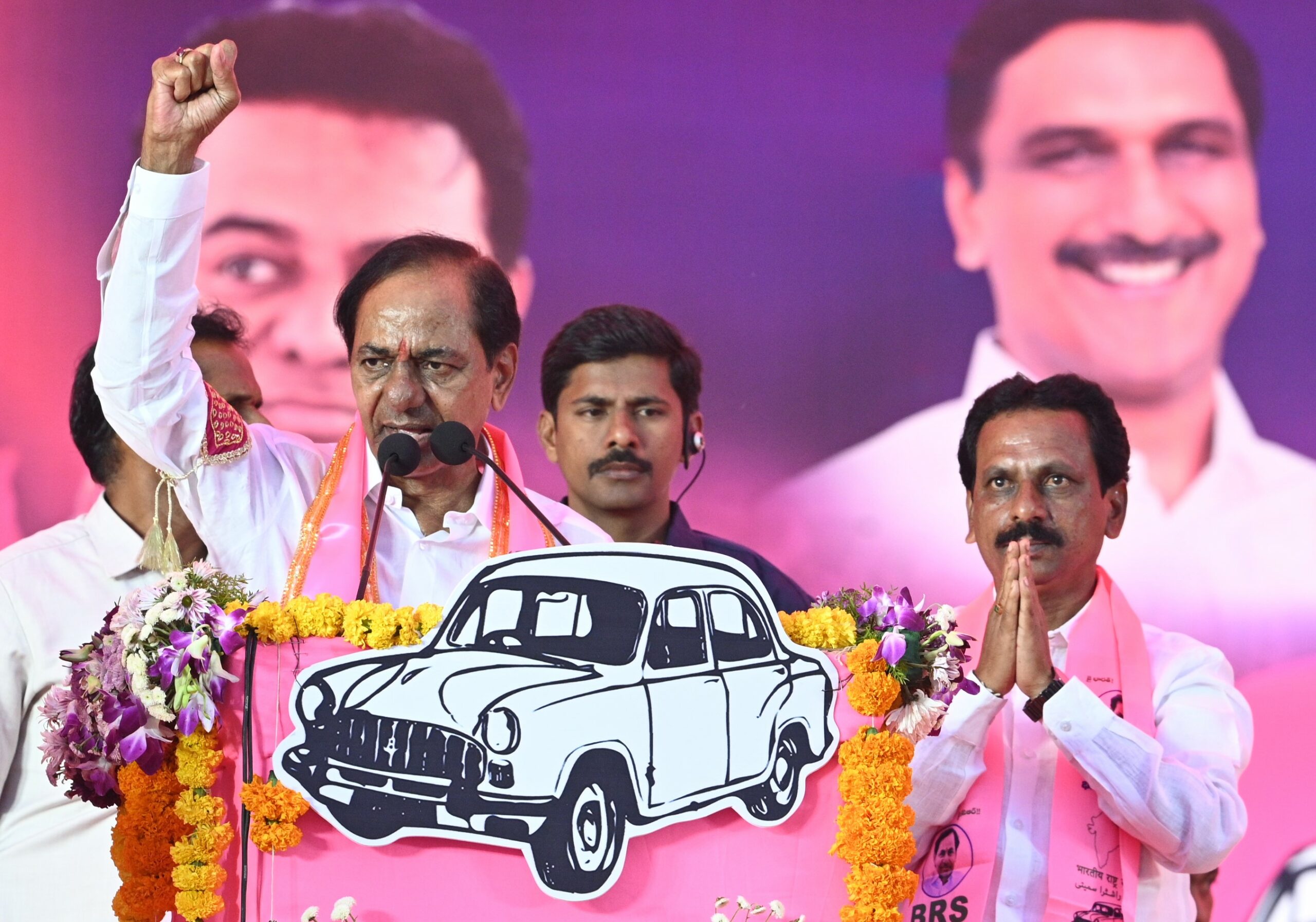 Brs Party President Kcr Participating In Praja Ashirvada Sabha At Devarakonda